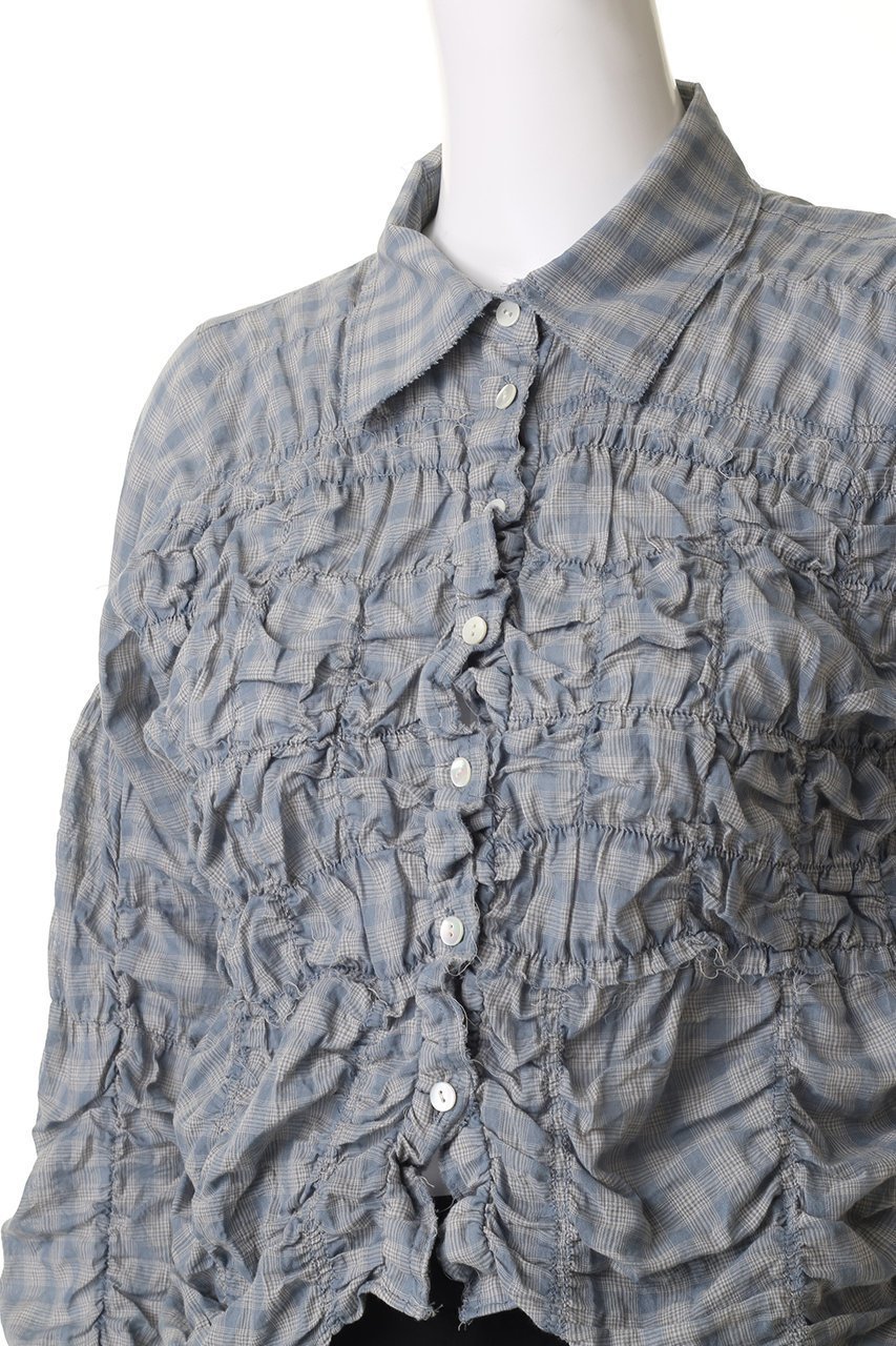 【メゾンスペシャル/MAISON SPECIAL】のShirring Bustier Shirt/シャーリングビスチェシャツ 人気、トレンドファッション・服の通販 founy(ファニー) 　ファッション　Fashion　レディースファッション　Fashion for Women　トップス・カットソー　Cut & Sew Tops　シャツ・ブラウス・オフィスカジュアル　Elegant Blouses & Button-Ups　ビスチェ　Bustiers & Corset Tops / Layered Bustier Style　春　Spring　カーゴパンツ　Cargo Pants, Utility Pants　ギャザー　Gathered, Ruffled　シャーリング　Shirring, Ruched　スリーブ　Sleeve, Long Sleeve / Short Sleeve　チェック　Check, Plaid, Tartan　トレンド　Trend, Trending Now　ロング　Long, Long-Length　おすすめ　Recommended / Our Picks　夏　Summer　other-5|ID: prp329100004290056 ipo3291000000032868166
