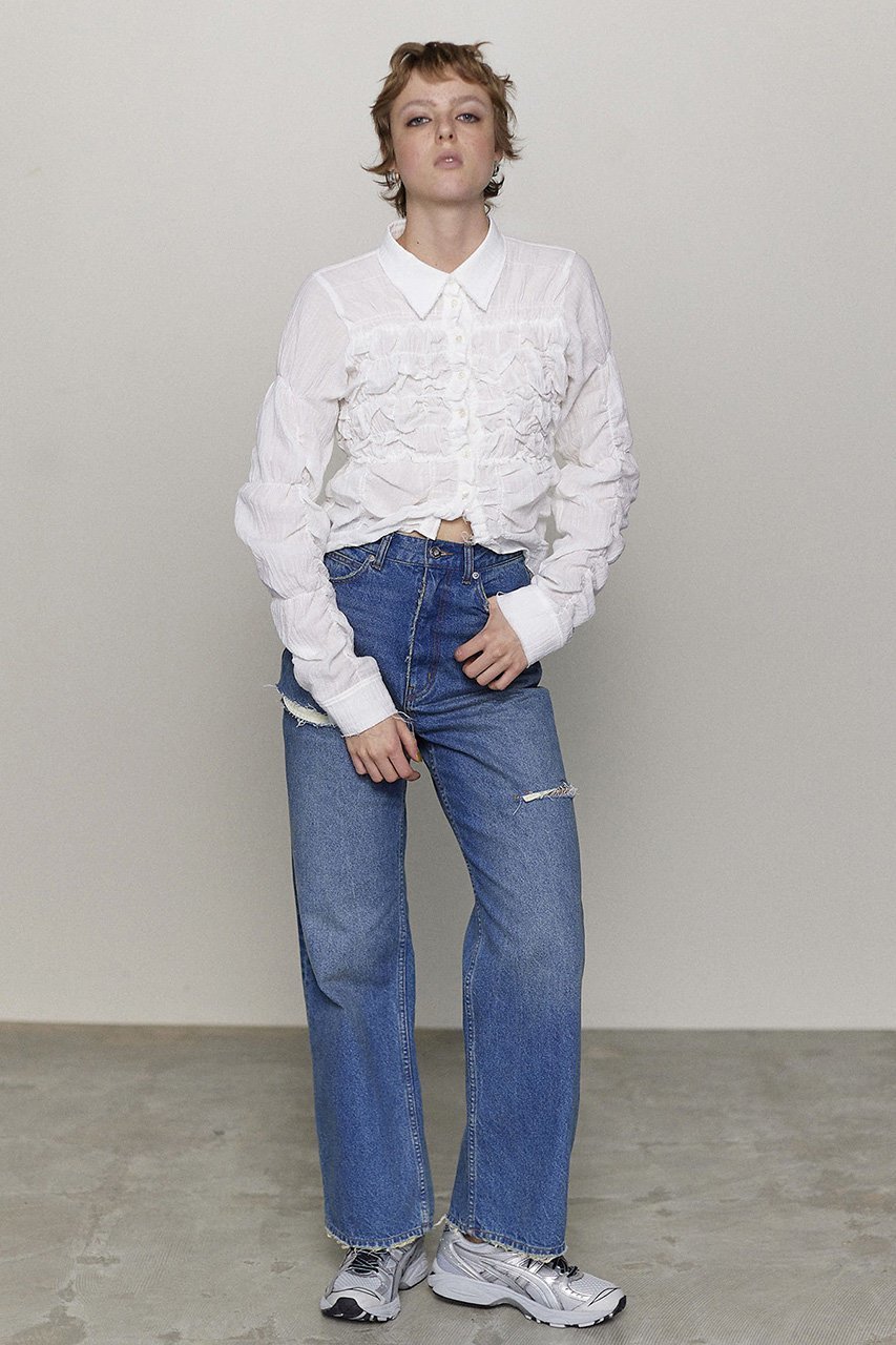 【メゾンスペシャル/MAISON SPECIAL】のShirring Bustier Shirt/シャーリングビスチェシャツ 人気、トレンドファッション・服の通販 founy(ファニー) 　ファッション　Fashion　レディースファッション　Fashion for Women　トップス・カットソー　Cut & Sew Tops　シャツ・ブラウス・オフィスカジュアル　Elegant Blouses & Button-Ups　ビスチェ　Bustiers & Corset Tops / Layered Bustier Style　春　Spring　カーゴパンツ　Cargo Pants, Utility Pants　ギャザー　Gathered, Ruffled　シャーリング　Shirring, Ruched　スリーブ　Sleeve, Long Sleeve / Short Sleeve　チェック　Check, Plaid, Tartan　トレンド　Trend, Trending Now　ロング　Long, Long-Length　おすすめ　Recommended / Our Picks　夏　Summer　other-6|ID: prp329100004290056 ipo3291000000032868173