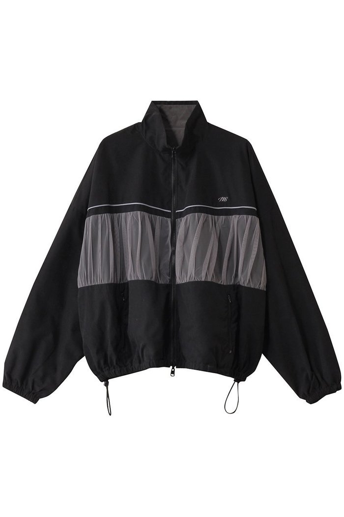 【メゾンスペシャル/MAISON SPECIAL】のReversible Tulle Docking Track Jacket/リバーシブルチュールドッキングトラックジャケット インテリア・キッズ・メンズ・レディースファッション・服の通販 founy(ファニー) https://founy.com/ ファッション Fashion レディースファッション Fashion for Women アウター Coat / Outerwear Collection レディースジャケット・軽アウター Jackets ジャケット Jacket, Outerwear チュール Tulip, Tulip Motif デニム Denim, Jeans Material トレンド Trend, Trending Now ドッキング Docking, Mixed Material ベロア Velour, Soft Velvet ワッシャー Washer, Crinkled Finish エレガント 上品 Elegant |ID: prp329100004290057 ipo3291000000032920710
