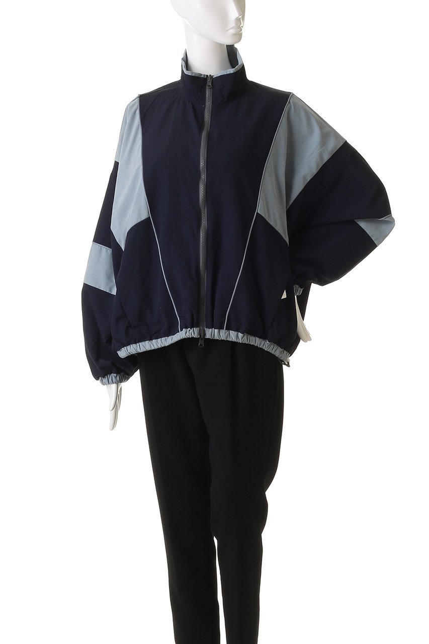 【メゾンスペシャル/MAISON SPECIAL】のReversible Tulle Docking Track Jacket/リバーシブルチュールドッキングトラックジャケット 人気、トレンドファッション・服の通販 founy(ファニー) 　ファッション　Fashion　レディースファッション　Fashion for Women　アウター　Coat / Outerwear Collection　レディースジャケット・軽アウター　Jackets　ジャケット　Jacket, Outerwear　チュール　Tulip, Tulip Motif　デニム　Denim, Jeans Material　トレンド　Trend, Trending Now　ドッキング　Docking, Mixed Material　ベロア　Velour, Soft Velvet　ワッシャー　Washer, Crinkled Finish　エレガント 上品　Elegant　other-7|ID: prp329100004290057 ipo3291000000032920792
