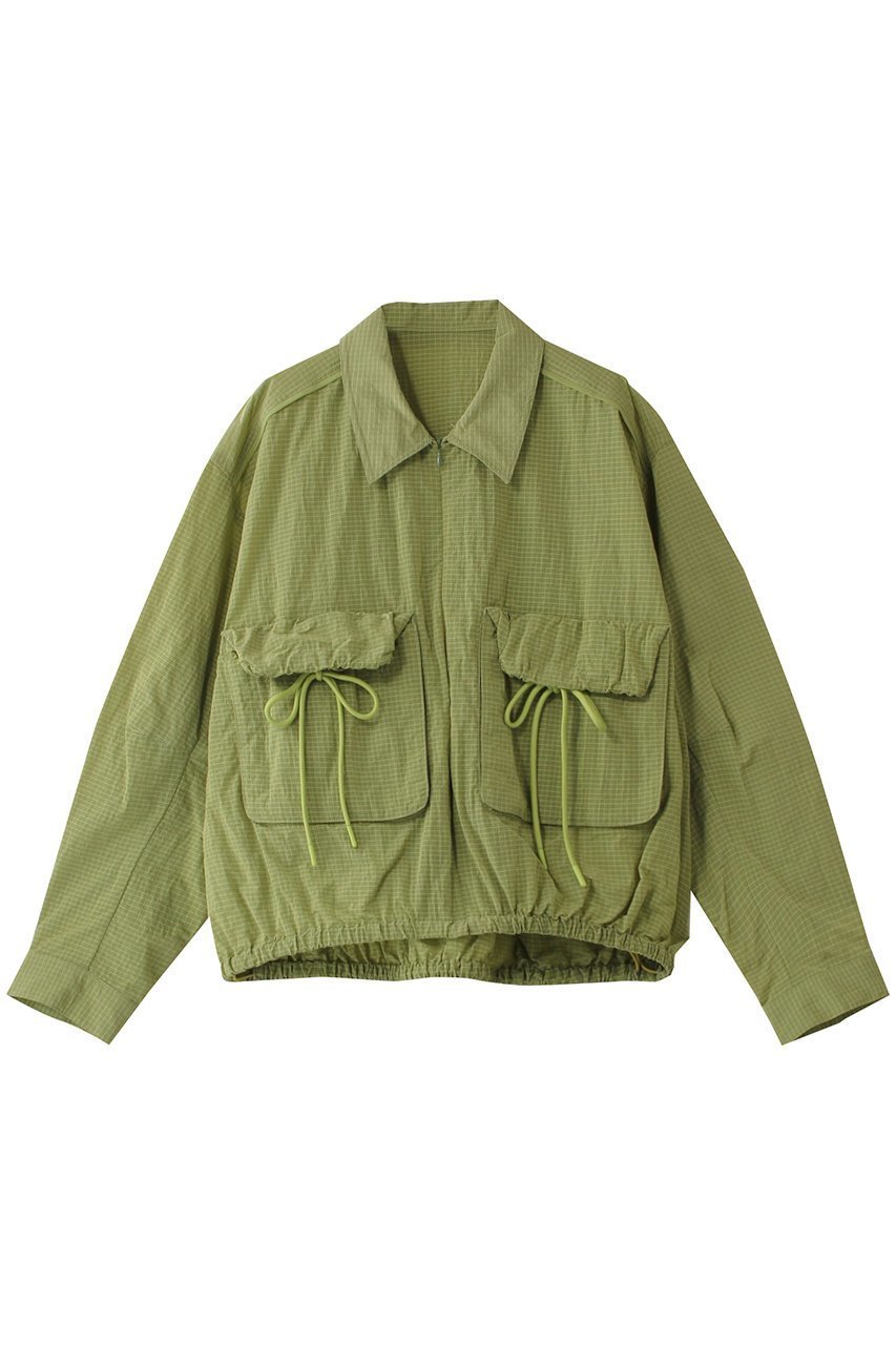 【メゾンスペシャル/MAISON SPECIAL】のRipstop Blouson/リップストップブルゾン インテリア・キッズ・メンズ・レディースファッション・服の通販 founy(ファニー) 　ファッション　Fashion　レディースファッション　Fashion for Women　アウター　Coat / Outerwear Collection　レディースジャケット・軽アウター　Jackets　ブルゾンジャケット・スポーティアウター　Blouson Jackets　春　Spring　軽量　Lightweight, Ultra Light　ショート　Short, Short Length　シンプル　Simple, Minimal　ジャケット　Jacket, Outerwear　デニム　Denim, Jeans Material　ドローストリング　Drawstring, Pull Cord　フロント　Front, Front Design　ブルゾン　Blouson, Bomber Jacket　ポケット　Pocket, Pocket Detail　リップ　Lip, Lip Motif　LIME(ライム)|ID: prp329100004290059 ipo3291000000032935185