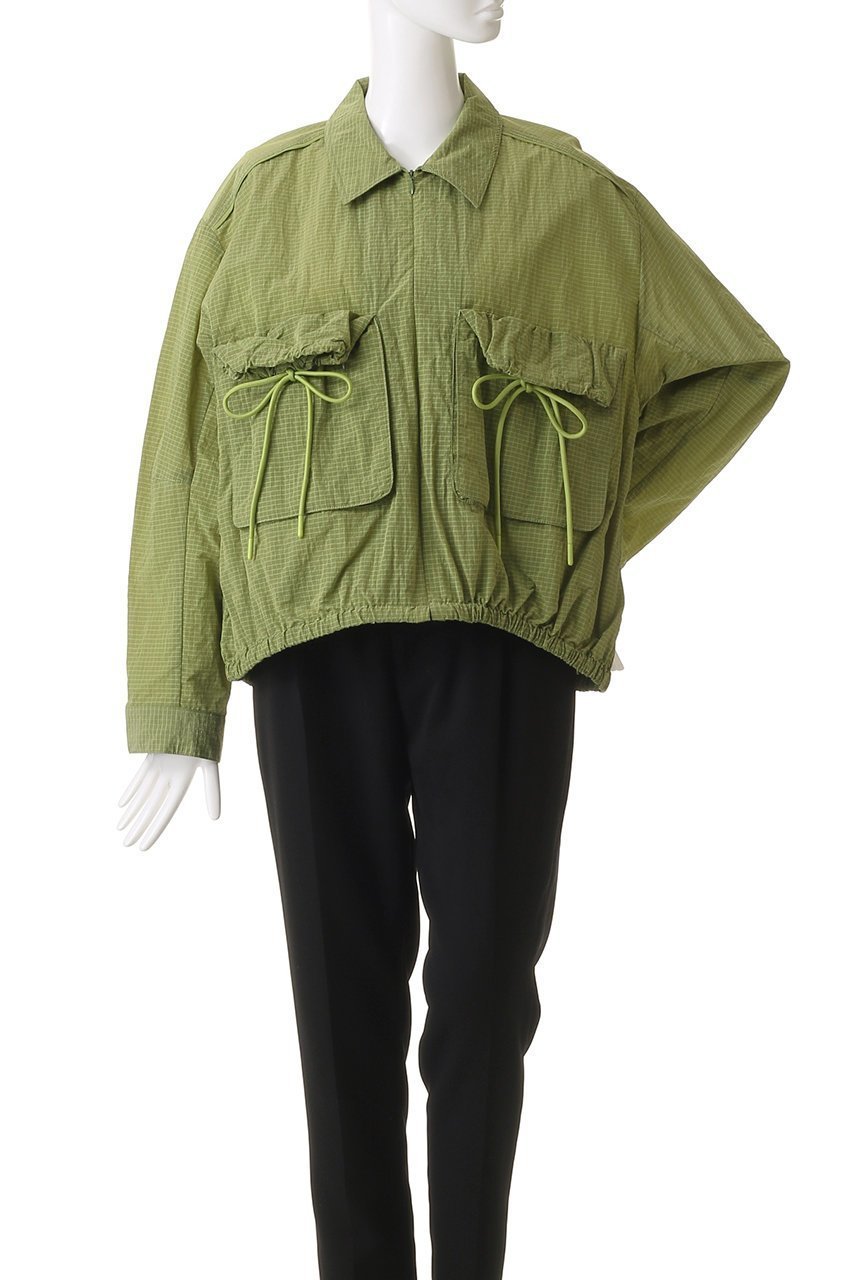 【メゾンスペシャル/MAISON SPECIAL】のRipstop Blouson/リップストップブルゾン 人気、トレンドファッション・服の通販 founy(ファニー) 　ファッション　Fashion　レディースファッション　Fashion for Women　アウター　Coat / Outerwear Collection　レディースジャケット・軽アウター　Jackets　ブルゾンジャケット・スポーティアウター　Blouson Jackets　春　Spring　軽量　Lightweight, Ultra Light　ショート　Short, Short Length　シンプル　Simple, Minimal　ジャケット　Jacket, Outerwear　デニム　Denim, Jeans Material　ドローストリング　Drawstring, Pull Cord　フロント　Front, Front Design　ブルゾン　Blouson, Bomber Jacket　ポケット　Pocket, Pocket Detail　リップ　Lip, Lip Motif　other-2|ID: prp329100004290059 ipo3291000000032935200