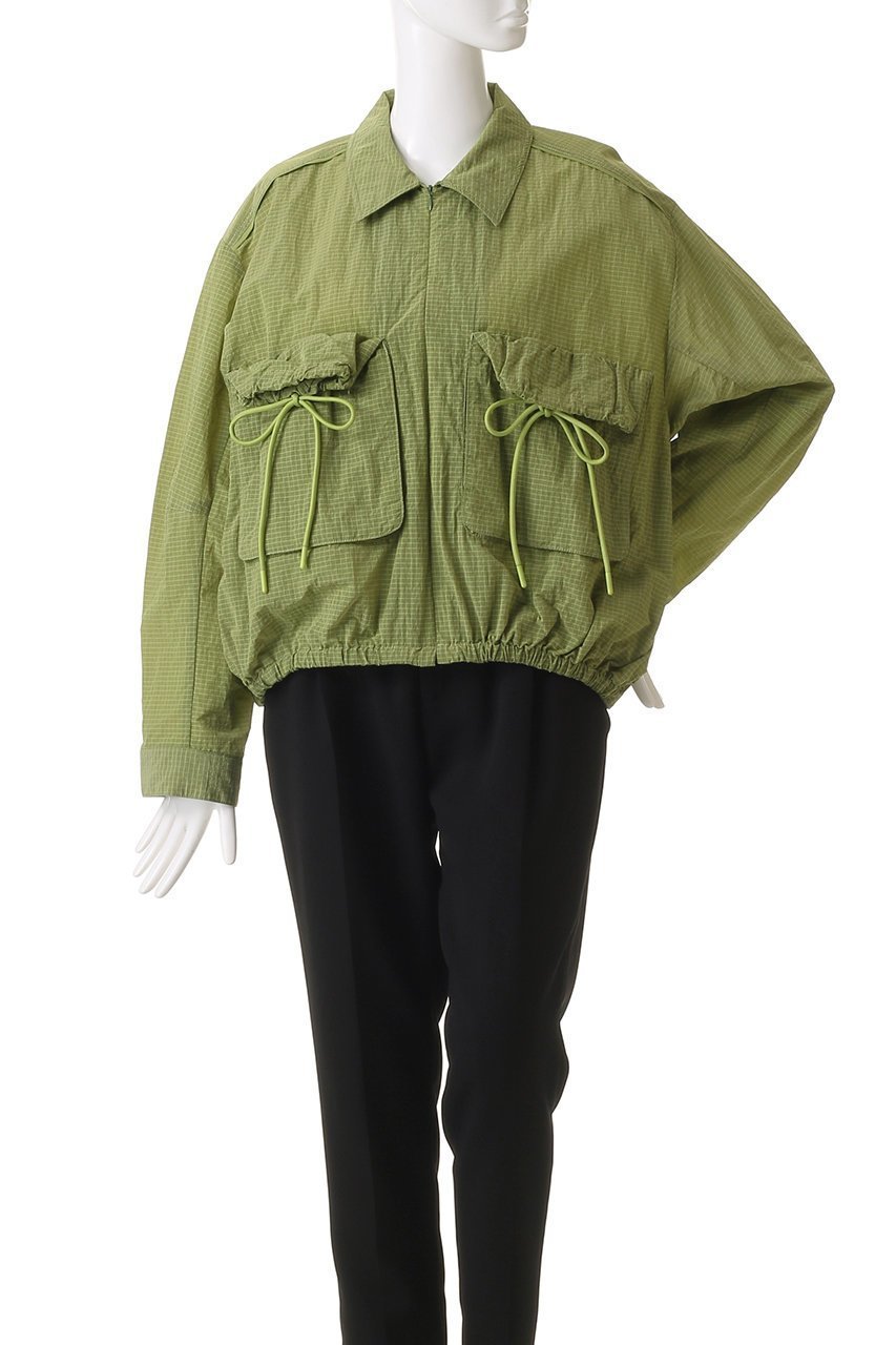 【メゾンスペシャル/MAISON SPECIAL】のRipstop Blouson/リップストップブルゾン 人気、トレンドファッション・服の通販 founy(ファニー) 　ファッション　Fashion　レディースファッション　Fashion for Women　アウター　Coat / Outerwear Collection　レディースジャケット・軽アウター　Jackets　ブルゾンジャケット・スポーティアウター　Blouson Jackets　春　Spring　軽量　Lightweight, Ultra Light　ショート　Short, Short Length　シンプル　Simple, Minimal　ジャケット　Jacket, Outerwear　デニム　Denim, Jeans Material　ドローストリング　Drawstring, Pull Cord　フロント　Front, Front Design　ブルゾン　Blouson, Bomber Jacket　ポケット　Pocket, Pocket Detail　リップ　Lip, Lip Motif　other-7|ID: prp329100004290059 ipo3291000000032935249