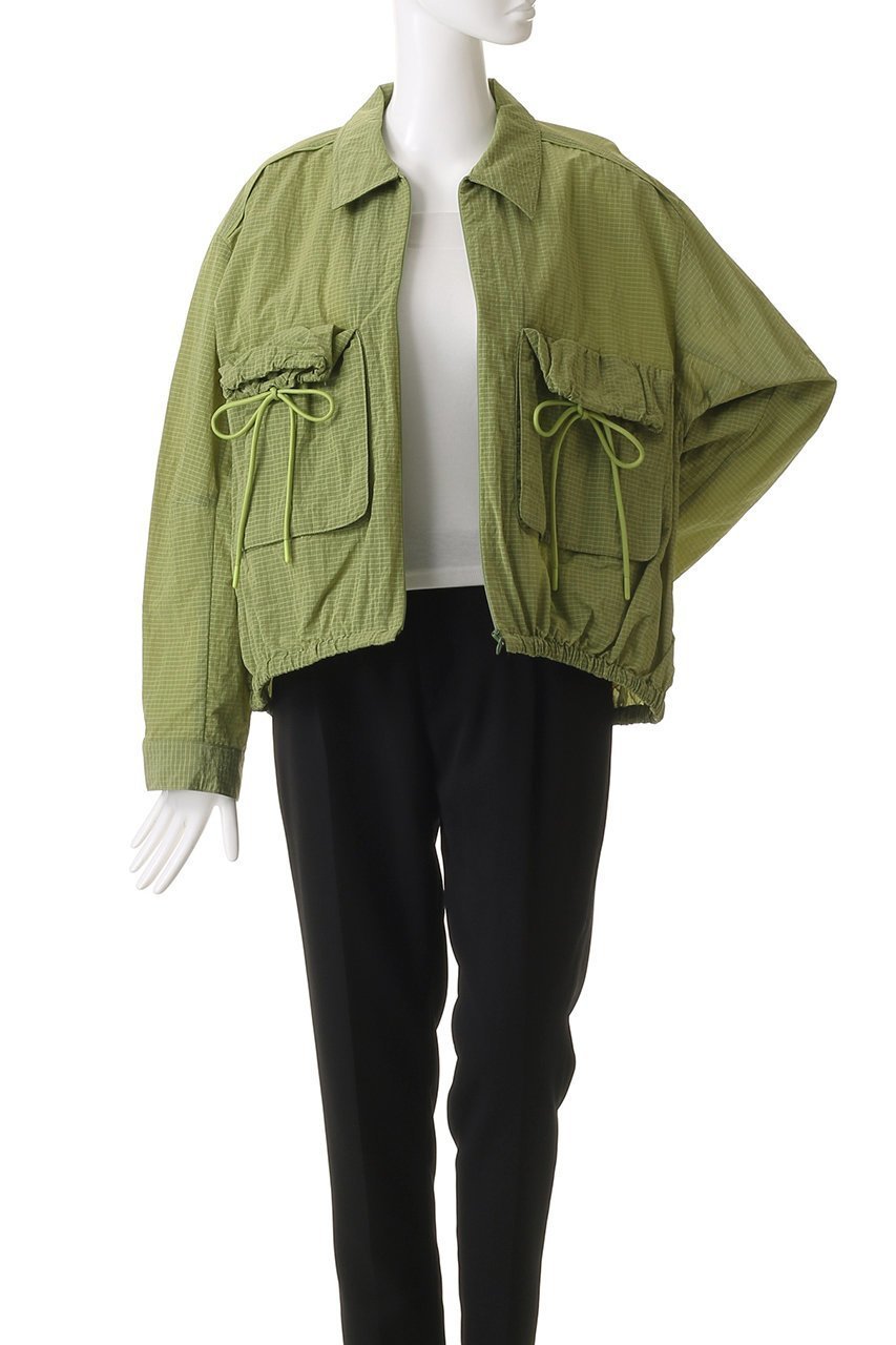 【メゾンスペシャル/MAISON SPECIAL】のRipstop Blouson/リップストップブルゾン 人気、トレンドファッション・服の通販 founy(ファニー) 　ファッション　Fashion　レディースファッション　Fashion for Women　アウター　Coat / Outerwear Collection　レディースジャケット・軽アウター　Jackets　ブルゾンジャケット・スポーティアウター　Blouson Jackets　春　Spring　軽量　Lightweight, Ultra Light　ショート　Short, Short Length　シンプル　Simple, Minimal　ジャケット　Jacket, Outerwear　デニム　Denim, Jeans Material　ドローストリング　Drawstring, Pull Cord　フロント　Front, Front Design　ブルゾン　Blouson, Bomber Jacket　ポケット　Pocket, Pocket Detail　リップ　Lip, Lip Motif　other-8|ID: prp329100004290059 ipo3291000000035989113