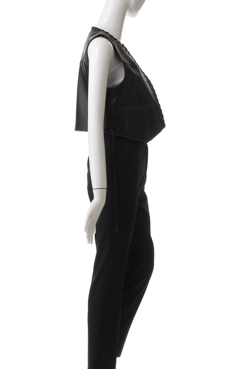 【メゾンスペシャル/MAISON SPECIAL】のLace Up Short Length Vegan Leather Vest/レースアップショートヴィーガンレザーベスト 人気、トレンドファッション・服の通販 founy(ファニー) 　ファッション　Fashion　レディースファッション　Fashion for Women　アウター　Coat / Outerwear Collection　レディースジャケット・軽アウター　Jackets　ヴィンテージ　Vintage Style　コンパクト　Compact, Small Size　シンプル　Simple, Minimal　ジャケット　Jacket, Outerwear　ベスト　Vest, Waistcoat　ロング　Long, Long-Length　other-3|ID: prp329100004290060 ipo3291000000032913097