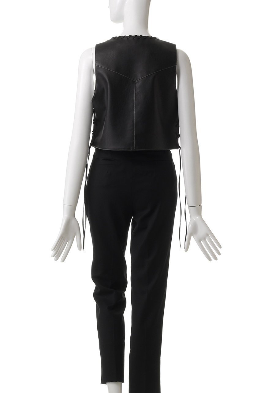 【メゾンスペシャル/MAISON SPECIAL】のLace Up Short Length Vegan Leather Vest/レースアップショートヴィーガンレザーベスト 人気、トレンドファッション・服の通販 founy(ファニー) 　ファッション　Fashion　レディースファッション　Fashion for Women　アウター　Coat / Outerwear Collection　レディースジャケット・軽アウター　Jackets　ヴィンテージ　Vintage Style　コンパクト　Compact, Small Size　シンプル　Simple, Minimal　ジャケット　Jacket, Outerwear　ベスト　Vest, Waistcoat　ロング　Long, Long-Length　other-4|ID: prp329100004290060 ipo3291000000032913103