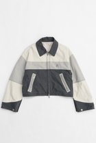 【メゾンスペシャル/MAISON SPECIAL】のAging Processing Color Block Oxford Jacket/エイジングカラーブロックオックスジャケット BLK(ブラック)|ID:prp329100004290061