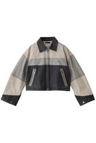 【メゾンスペシャル/MAISON SPECIAL】のAging Processing Color Block Oxford Jacket/エイジングカラーブロックオックスジャケット BLK(ブラック)|ID: prp329100004290061 ipo3291000000035637373