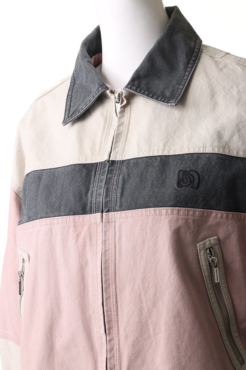 【メゾンスペシャル/MAISON SPECIAL】のAging Processing Color Block Oxford Jacket/エイジングカラーブロックオックスジャケット 人気、トレンドファッション・服の通販 founy(ファニー) 　ファッション　Fashion　レディースファッション　Fashion for Women　アウター　Coat / Outerwear Collection　レディースジャケット・軽アウター　Jackets　ヴィンテージ　Vintage Style　シンプル　Simple, Minimal　ジャケット　Jacket, Outerwear　トリプル　Triple, Three Layers　ブロック　Block, Solid Block Pattern　プリーツ　Pleats, Pleated　ワーク　Workwear, Utility Style　おすすめ　Recommended / Our Picks　other-5|ID: prp329100004290061 ipo3291000000035637380