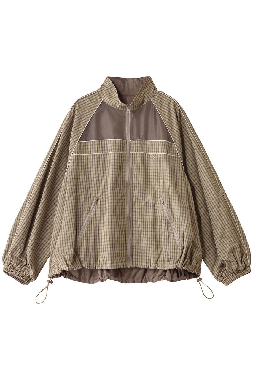 【メゾンスペシャル/MAISON SPECIAL】のReversible Plaid Pattern Blouson/リバーシブルチェックブルゾン 人気、トレンドファッション・服の通販 founy(ファニー) 　ファッション　Fashion　レディースファッション　Fashion for Women　アウター　Coat / Outerwear Collection　レディースジャケット・軽アウター　Jackets　ブルゾンジャケット・スポーティアウター　Blouson Jackets　ジップ　Zip, Zipper　ジャケット　Jacket, Outerwear　スポーティ　Sporty, Casual Athletic　タフタ　Taffeta, Structured Fabric　チェック　Check, Plaid, Tartan　トレンド　Trend, Trending Now　ブルゾン　Blouson, Bomber Jacket　羽織　Haori, Light Jacket　メッシュ　Mesh, Net Fabric　無地　Plain, Solid Color　ヨーク　Yoke, Yoke Design　リバーシブル　Reversible, Two-Sided　ワンポイント　One Point, Statement Accent　夏　Summer　 other-1|ID: prp329100004290062 ipo3291000000035065363