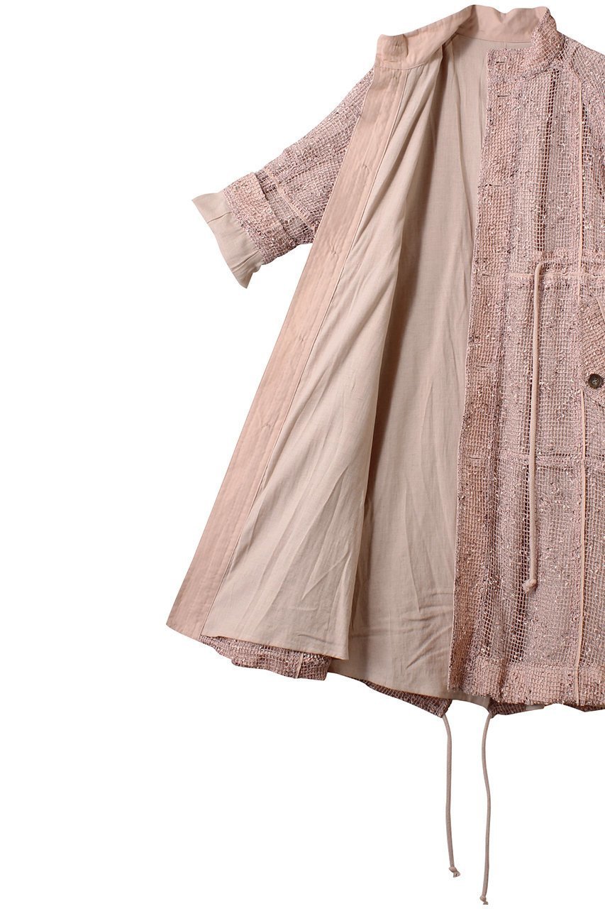 【メゾンスペシャル/MAISON SPECIAL】のMesh Long Length Mods Coat/メッシュロングモッズコート 人気、トレンドファッション・服の通販 founy(ファニー) 　ファッション　Fashion　レディースファッション　Fashion for Women　アウター　Coat / Outerwear Collection　コート・ロングコート・ピーコート　Long Coats, Peacoats & More　モッズコート・ミリタリー風アウター　Mods & Field Coats　インナー　Innerwear　シンプル　Simple, Minimal　スピンドル　Spindle, Drawcord　ネップ　Nepp, Slub Yarn　バランス　Balance, Style Balance　メッシュ　Mesh, Net Fabric　モッズコート　Mods Coat, Military Parka　ロング　Long, Long-Length　人気　Popular, Best Seller　春　Spring　other-6|ID: prp329100004290063 ipo3291000000035064397