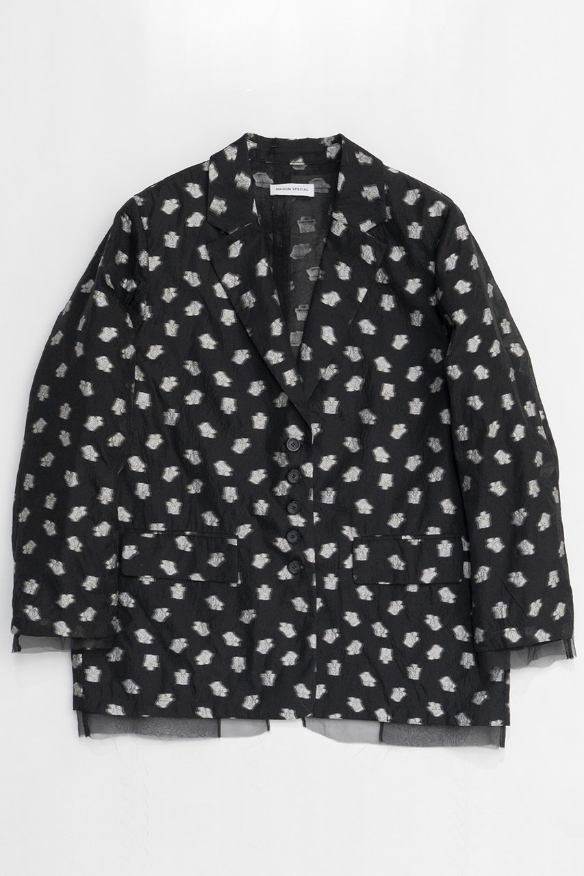 【メゾンスペシャル/MAISON SPECIAL】のFlower Pattern Sheer Jacket/フラワーシアージャケット 人気、トレンドファッション・服の通販 founy(ファニー) 　ファッション　Fashion　レディースファッション　WOMEN　アウター　Coat Outerwear　ジャケット　Jackets　オーガンジー　Organdy　春　Spring　コンパクト　Compact　シアー　Sheer　ジャケット　Jacket　セットアップ　Set Up　A/W・秋冬　Aw・Autumn/Winter・Fw・Fall-Winter　S/S・春夏　Ss・Spring/Summer　夏　Summer　2025年　2025　 other-1|ID: prp329100004290066 ipo3291000000029770766