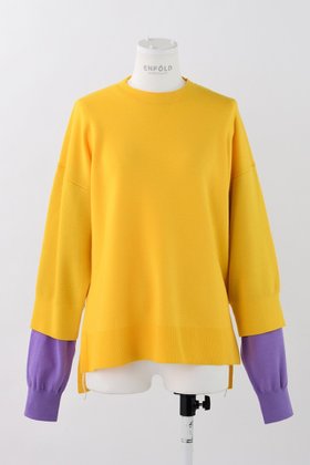 【エンフォルド/ENFOLD】のレイヤードニット P.O/プルオーバー 人気、トレンドファッション・服の通販 founy(ファニー) ファッション Fashion レディースファッション Fashion for Women トップス・カットソー Cut & Sew Tops ニット Knit Tops & Sweaters カジュアルプルオーバー・ニットトップス Pullovers & Knit Tops / Casual Pullovers おすすめ Recommended / Our Picks |ID:prp329100004290067