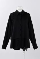 【エンフォルド/ENFOLD】のタイプライター レイヤーライク SH/シャツ ブラック|ID: prp329100004290068 ipo3291000000035823065