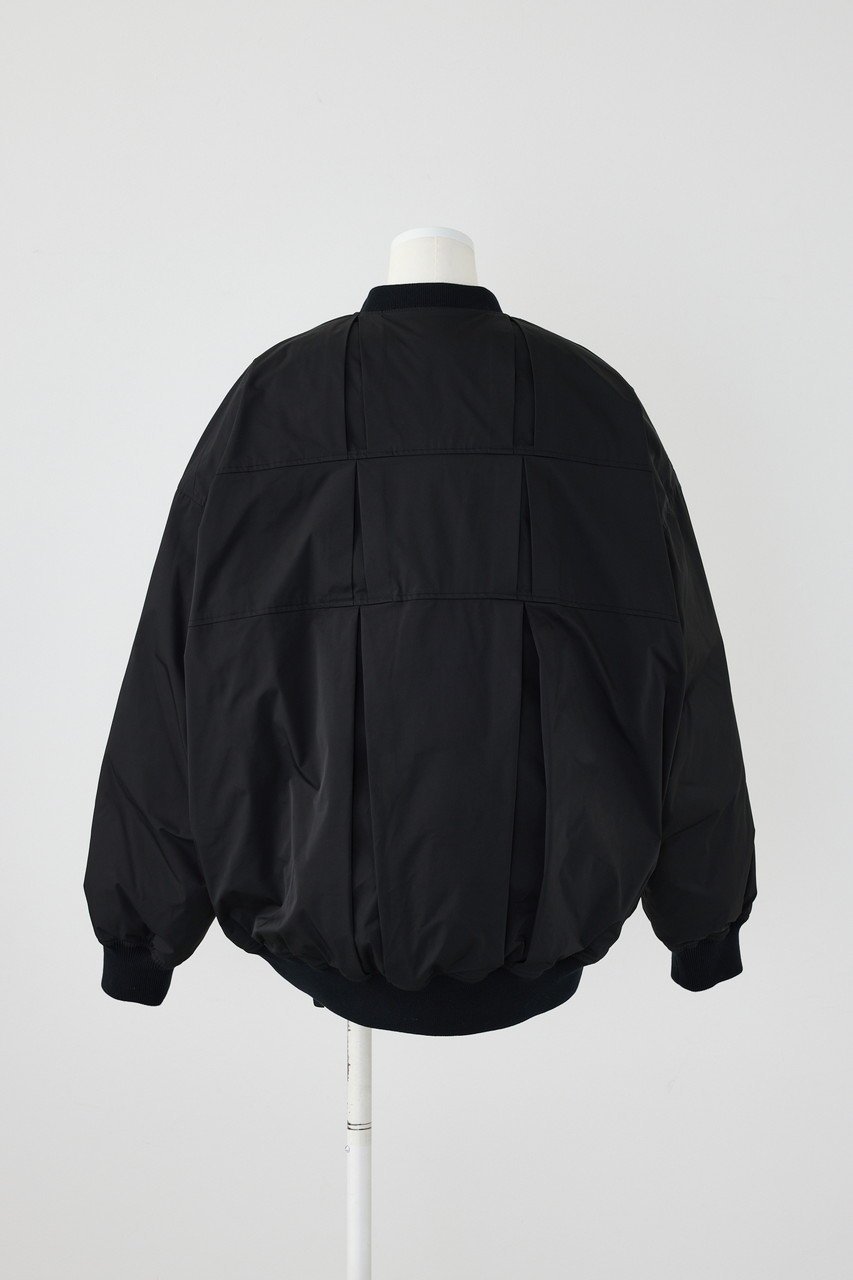 【エンフォルド/ENFOLD】のSOLOTEXツイル タックMA-1ブルゾン 人気、トレンドファッション・服の通販 founy(ファニー) 　ファッション　Fashion　レディースファッション　Fashion for Women　アウター　Coat / Outerwear Collection　レディースジャケット・軽アウター　Jackets　ブルゾンジャケット・スポーティアウター　Blouson Jackets　MA-1ジャケット　MA-1 Bomber Jackets / Flight Jackets　ジャケット　Jacket, Outerwear　タフタ　Taffeta, Structured Fabric　ダウン　Down, Puffer　ツイル　Twist, Twisted Detail　ブルゾン　Blouson, Bomber Jacket　ボックス　Boxy, Box Shape　今季　This Season, Current Season　other-3|ID: prp329100004290075 ipo3291000000032932285