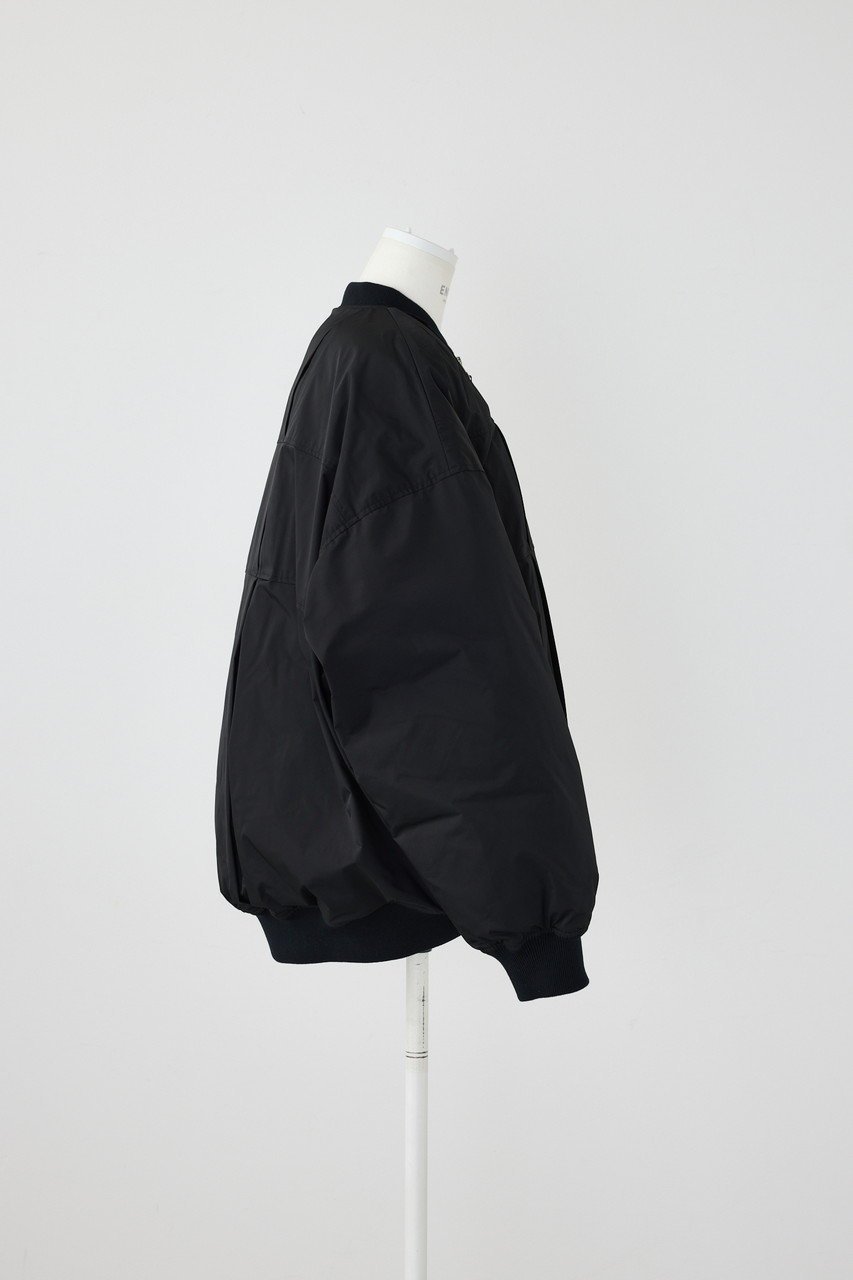 【エンフォルド/ENFOLD】のSOLOTEXツイル タックMA-1ブルゾン 人気、トレンドファッション・服の通販 founy(ファニー) 　ファッション　Fashion　レディースファッション　Fashion for Women　アウター　Coat / Outerwear Collection　レディースジャケット・軽アウター　Jackets　ブルゾンジャケット・スポーティアウター　Blouson Jackets　MA-1ジャケット　MA-1 Bomber Jackets / Flight Jackets　ジャケット　Jacket, Outerwear　タフタ　Taffeta, Structured Fabric　ダウン　Down, Puffer　ツイル　Twist, Twisted Detail　ブルゾン　Blouson, Bomber Jacket　ボックス　Boxy, Box Shape　今季　This Season, Current Season　other-4|ID: prp329100004290075 ipo3291000000032932294