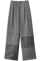 【エンフォルド/ENFOLD】のモノトーンチェック Mix ワイド PT/パンツ ブラック|ID: prp329100004290076 ipo3291000000035770092