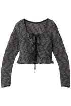 【メゾンスペシャル/MAISON SPECIAL】のFlower Shirring Tops/フラワーシャーリングトップス BLK(ブラック)|ID: prp329100004290078 ipo3291000000035063616