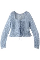 【メゾンスペシャル/MAISON SPECIAL】のFlower Shirring Tops/フラワーシャーリングトップス BLU(ブルー)|ID: prp329100004290078 ipo3291000000035063620