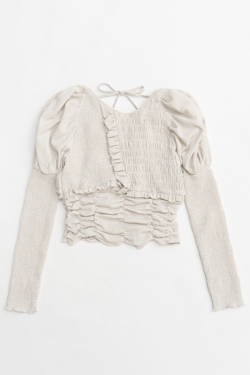 【メゾンスペシャル/MAISON SPECIAL】の2way Puff Sleeves Gathered Blouse/2WAYパフスリーブギャザーブラウス インテリア・キッズ・メンズ・レディースファッション・服の通販 founy(ファニー) 　ファッション　Fashion　レディースファッション　WOMEN　トップス・カットソー　Tops/Tshirt　シャツ/ブラウス　Shirts/Blouses　春　Spring　ギャザー　Gather　ストレッチ　Stretch　スリーブ　Sleeve　ダウン　Down　デニム　Denim　ロング　Long　ワイド　Wide　A/W・秋冬　Aw・Autumn/Winter・Fw・Fall-Winter　S/S・春夏　Ss・Spring/Summer　夏　Summer　2025年　2025　BGE(ベージュ)|ID: prp329100004290084 ipo3291000000029770915