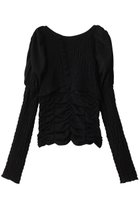 【メゾンスペシャル/MAISON SPECIAL】の2way Puff Sleeves Gathered Blouse/2WAYパフスリーブギャザーブラウス BLK(ブラック)|ID: prp329100004290084 ipo3291000000035063412