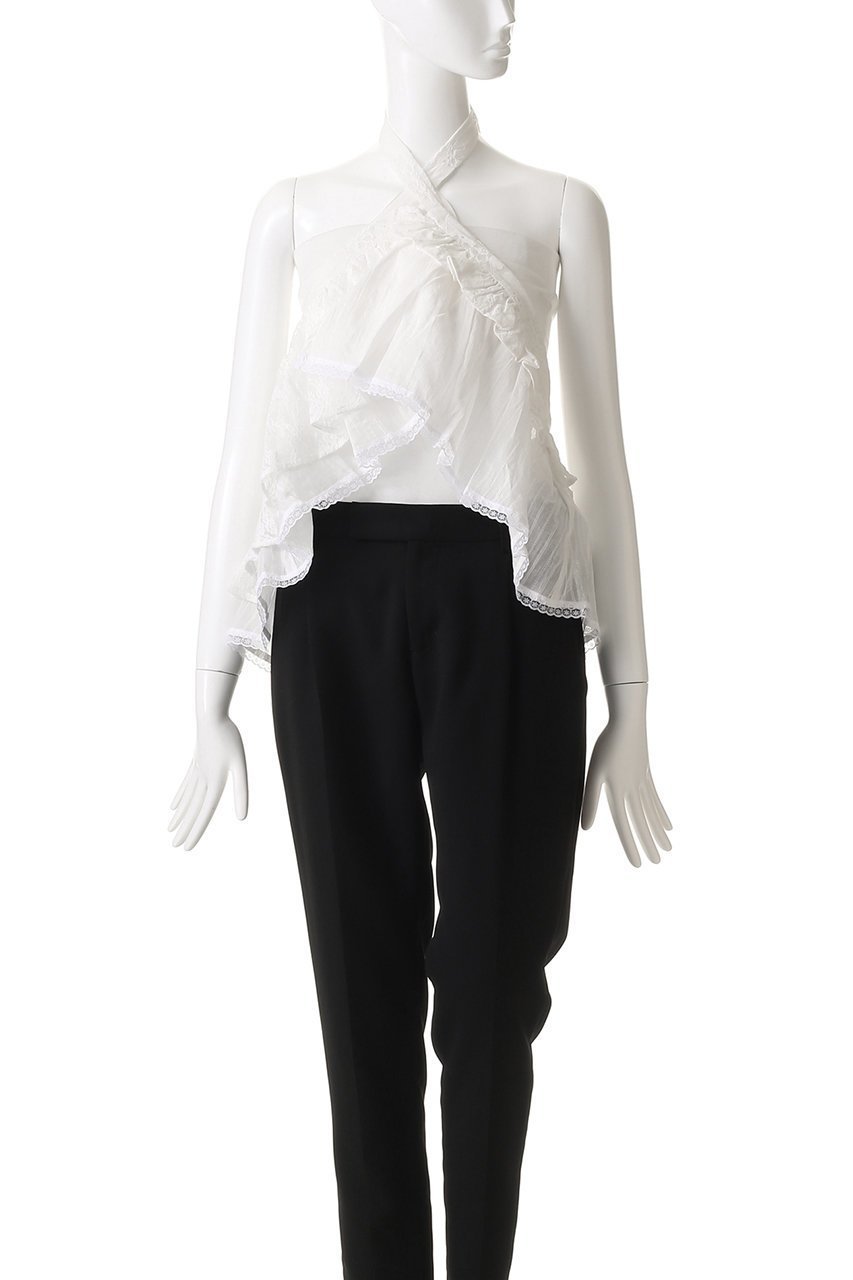 【メゾンスペシャル/MAISON SPECIAL】のMultiway Lace Ruffles Lap Belt/マルチウェイレースフリルラップベルト 人気、トレンドファッション・服の通販 founy(ファニー) 　ファッション　Fashion　レディースファッション　Fashion for Women　トップス・カットソー　Cut & Sew Tops　キャミソール&ノースリーブ　Camisoles & Sleeveless Tops　シャツ・ブラウス・オフィスカジュアル　Elegant Blouses & Button-Ups　ロングTシャツ・Tシャツ　Longline T-Shirts & Tees　カットソー・ベーシックTシャツ　Cut-and-Sewn Tops / Stretch Tees & Basics　ベルト&ウエストマーク　Belts & Waist Accessories　キャミソール　Camisole, Spaghetti Strap Top　タンク　Tank Top, Sleeveless Top　トレンド　Trend, Trending Now　フォーマル　Formal, Dressy　フリル　Frill, Ruffle　レース　Lace, Lace Fabric　other-6|ID: prp329100004290085 ipo3291000000032861425