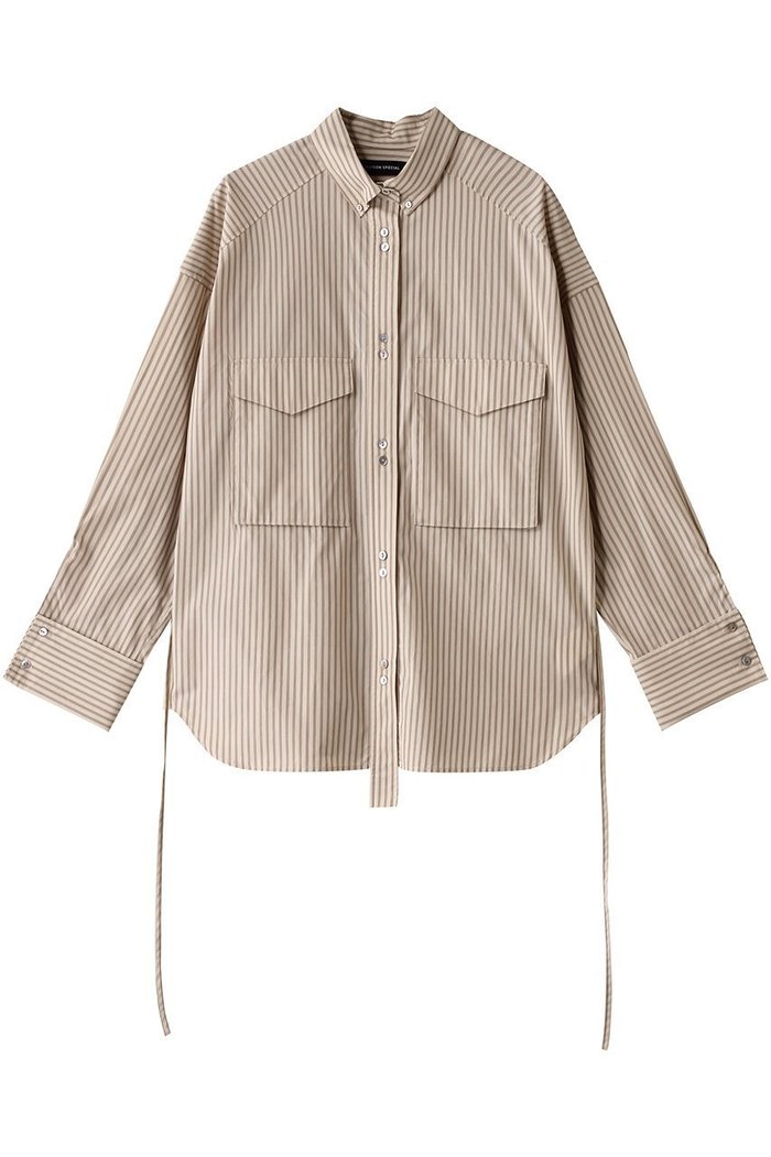 【メゾンスペシャル/MAISON SPECIAL】のButton Down Shirt/ボタンダウンシャツ インテリア・キッズ・メンズ・レディースファッション・服の通販 founy(ファニー) https://founy.com/ ファッション Fashion レディースファッション Fashion for Women トップス・カットソー Cut & Sew Tops シャツ・ブラウス・オフィスカジュアル Elegant Blouses & Button-Ups シンプル Simple, Minimal スラックス Slacks, Dress Pants スリーブ Sleeve, Long Sleeve / Short Sleeve セットアップ Set-Up, Coordinated Outfit デニム Denim, Jeans Material ポケット Pocket, Pocket Detail ロング Long, Long-Length |ID: prp329100004290086 ipo3291000000036337608
