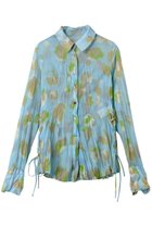 【メゾンスペシャル/MAISON SPECIAL】のFloral Pattern Pleated Shirt/フラワープリーツシャツ BLU(ブルー)|ID: prp329100004290087 ipo3291000000035062914
