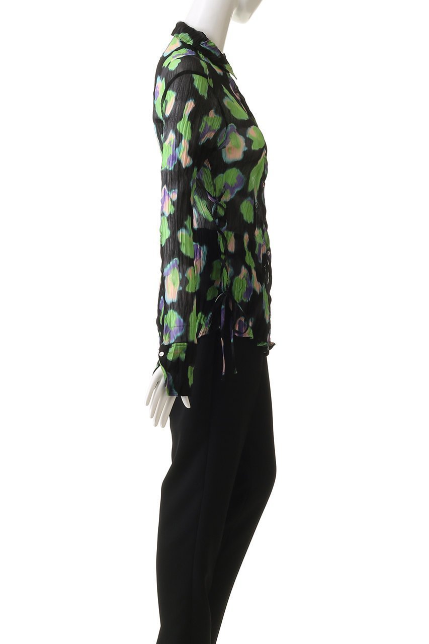 【メゾンスペシャル/MAISON SPECIAL】のFloral Pattern Pleated Shirt/フラワープリーツシャツ 人気、トレンドファッション・服の通販 founy(ファニー) 　ファッション　Fashion　レディースファッション　Fashion for Women　トップス・カットソー　Cut & Sew Tops　シャツ・ブラウス・オフィスカジュアル　Elegant Blouses & Button-Ups　インナー　Innerwear　シアー　Sheer, See-Through　スリーブ　Sleeve, Long Sleeve / Short Sleeve　セットアップ　Set-Up, Coordinated Outfit　フラワー　Flower, Floral　プリント　Print, Printed Pattern　プリーツ　Pleats, Pleated　モチーフ　Motif, Design Theme　レース　Lace, Lace Fabric　ロング　Long, Long-Length　夏　Summer　春　Spring　羽織　Haori, Light Jacket　other-3|ID: prp329100004290087 ipo3291000000035878855