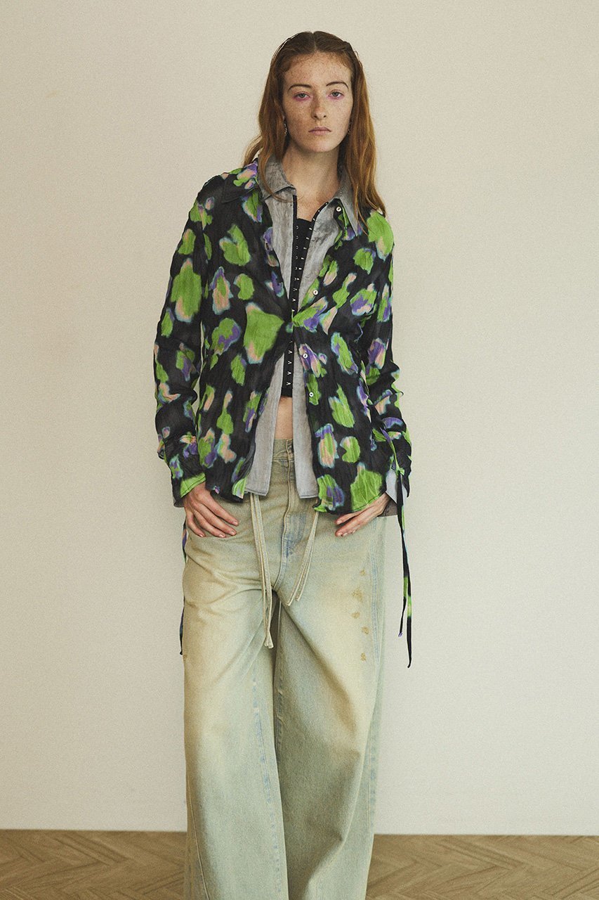 【メゾンスペシャル/MAISON SPECIAL】のFloral Pattern Pleated Shirt/フラワープリーツシャツ 人気、トレンドファッション・服の通販 founy(ファニー) 　ファッション　Fashion　レディースファッション　Fashion for Women　トップス・カットソー　Cut & Sew Tops　シャツ・ブラウス・オフィスカジュアル　Elegant Blouses & Button-Ups　インナー　Innerwear　シアー　Sheer, See-Through　スリーブ　Sleeve, Long Sleeve / Short Sleeve　セットアップ　Set-Up, Coordinated Outfit　フラワー　Flower, Floral　プリント　Print, Printed Pattern　プリーツ　Pleats, Pleated　モチーフ　Motif, Design Theme　レース　Lace, Lace Fabric　ロング　Long, Long-Length　夏　Summer　春　Spring　羽織　Haori, Light Jacket　other-6|ID: prp329100004290087 ipo3291000000035878858