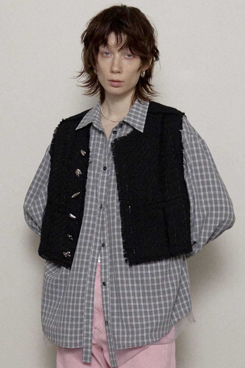 【メゾンスペシャル/MAISON SPECIAL】のTweed Fringe Vest/ツイードフリンジベスト 人気、トレンドファッション・服の通販 founy(ファニー) 　ファッション　Fashion　レディースファッション　WOMEN　アウター　Coat Outerwear　ジャケット　Jackets　春　Spring　ショート　Short　シンプル　Simple　ジャケット　Jacket　ツイード　Tweed　フリンジ　Fringe　フロント　Front　ベスト　Vest　A/W・秋冬　Aw・Autumn/Winter・Fw・Fall-Winter　S/S・春夏　Ss・Spring/Summer　夏　Summer　2025年　2025　 other-1|ID: prp329100004290092 ipo3291000000029770942