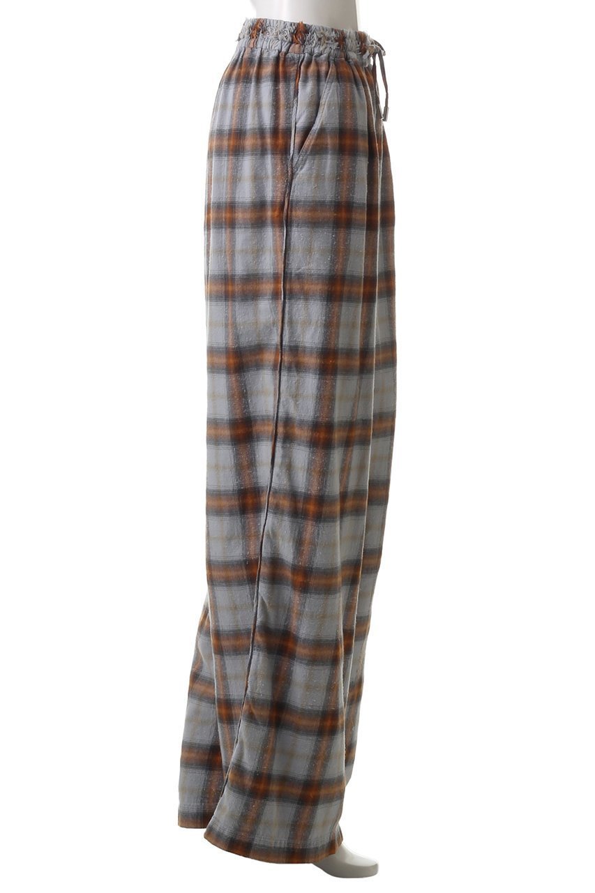 【メゾンスペシャル/MAISON SPECIAL】のPlaid Pattern Easy Pants/チェックイージーパンツ 人気、トレンドファッション・服の通販 founy(ファニー) 　ファッション　Fashion　レディースファッション　Fashion for Women　パンツ　Pants & Trousers　シンプル　Simple, Minimal　セットアップ　Set-Up, Coordinated Outfit　チェック　Check, Plaid, Tartan　パイピング　Piping, Trim Design　フリンジ　Fringe, Tassel　ブリーチ　Bleach, Washed Finish　ルーズ　Loose, Oversized　other-3|ID: prp329100004290095 ipo3291000000035419293