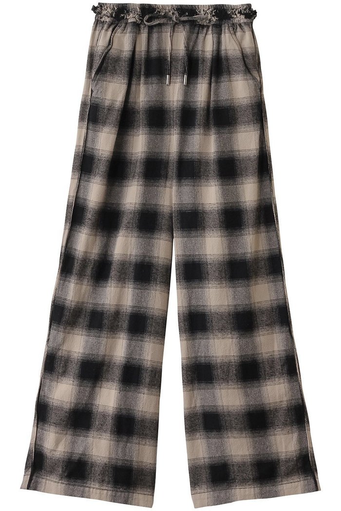 【メゾンスペシャル/MAISON SPECIAL】のPlaid Pattern Easy Pants/チェックイージーパンツ インテリア・キッズ・メンズ・レディースファッション・服の通販 founy(ファニー) https://founy.com/ ファッション Fashion レディースファッション Fashion for Women パンツ Pants & Trousers シンプル Simple, Minimal セットアップ Set-Up, Coordinated Outfit チェック Check, Plaid, Tartan パイピング Piping, Trim Design フリンジ Fringe, Tassel ブリーチ Bleach, Washed Finish ルーズ Loose, Oversized |ID: prp329100004290095 ipo3291000000035769766