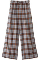 【メゾンスペシャル/MAISON SPECIAL】のPlaid Pattern Easy Pants/チェックイージーパンツ 大人の最旬トレンドファッション＆コーディネート founy(ファウニー) ファッション Fashion レディースファッション Fashion for Women パンツ Pants & Trousers シンプル Simple, Minimal セットアップ Set-Up, Coordinated Outfit チェック Check, Plaid, Tartan パイピング Piping, Trim Design フリンジ Fringe, Tassel ブリーチ Bleach, Washed Finish ルーズ Loose, Oversized thumbnail BLU(ブルー)|ID: prp329100004290095 ipo3291000000036641019