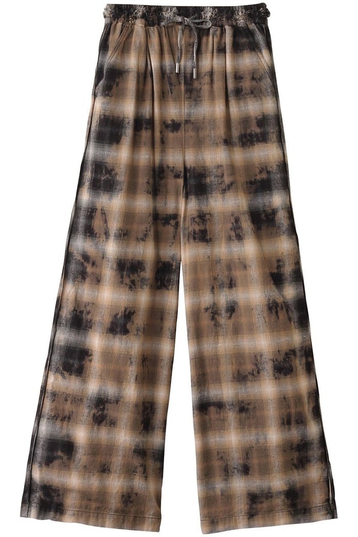 【メゾンスペシャル/MAISON SPECIAL】のBleach Plaid Pattern Easy Pants/ブリーチチェックイージーパンツ インテリア・キッズ・メンズ・レディースファッション・服の通販 founy(ファニー) https://founy.com/ ファッション Fashion レディースファッション Fashion for Women パンツ Pants & Trousers シンプル Simple, Minimal セットアップ Set-Up, Coordinated Outfit チェック Check, Plaid, Tartan パイピング Piping, Trim Design フリンジ Fringe, Tassel ブリーチ Bleach, Washed Finish ルーズ Loose, Oversized |ID: prp329100004290096 ipo3291000000032929110