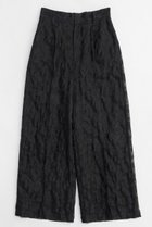 【メゾンスペシャル/MAISON SPECIAL】のSheer Jacquard Easy Pants/シアージャガードイージーパンツ D.BLK(ブラック)|ID:prp329100004290097