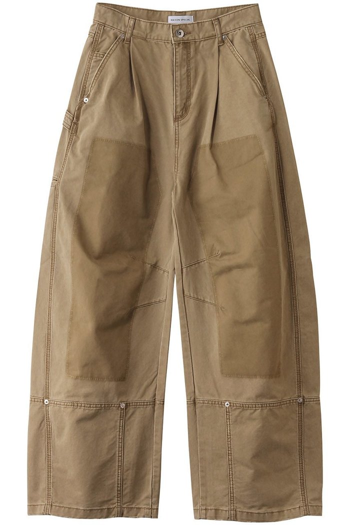 【メゾンスペシャル/MAISON SPECIAL】のPainter Military Curve Pants/ペインターミリタリーカーブパンツ インテリア・キッズ・メンズ・レディースファッション・服の通販 founy(ファニー) https://founy.com/ ファッション Fashion レディースファッション Fashion for Women パンツ Pants & Trousers ガーリー Girly, Feminine Style フラワー Flower, Floral ループ Loop, Loop Knit レース Lace, Lace Fabric おすすめ Recommended / Our Picks |ID: prp329100004290098 ipo3291000000032909978