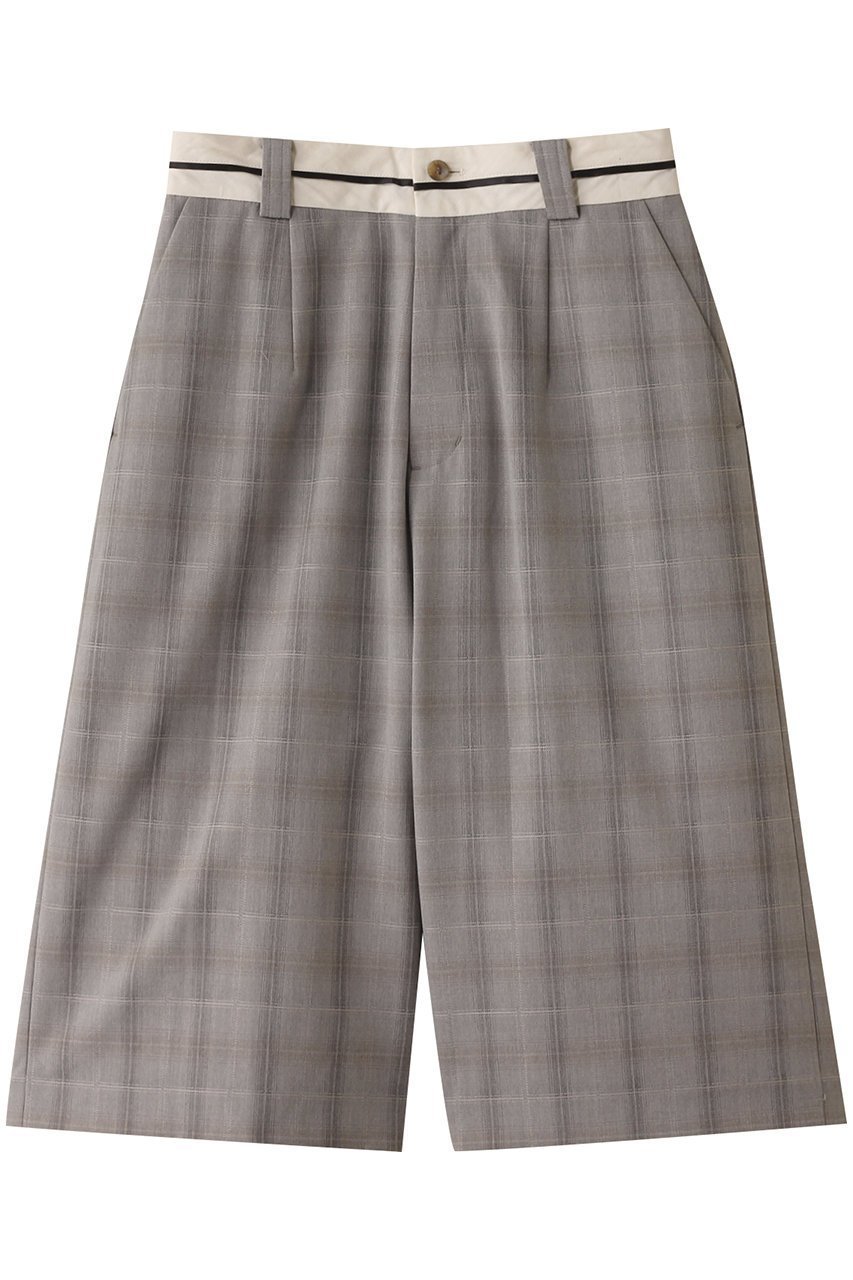 【メゾンスペシャル/MAISON SPECIAL】のMarvelt Half Pants/マーベルトハーフパンツ インテリア・キッズ・メンズ・レディースファッション・服の通販 founy(ファニー) 　ファッション　Fashion　レディースファッション　Fashion for Women　パンツ　Pants & Trousers　ショートパンツ・ハーフパンツ　High-Waisted & Relaxed Shorts　ベルト&ウエストマーク　Belts & Waist Accessories　春　Spring　ショート　Short, Short Length　ジャケット　Jacket, Outerwear　セットアップ　Set-Up, Coordinated Outfit　チェック　Check, Plaid, Tartan　トレンド　Trend, Trending Now　ハーフ　Half, Half-Length　ロング　Long, Long-Length　エレガント 上品　Elegant　G.BGE(グレーベージュ)|ID: prp329100004290100 ipo3291000000035055378