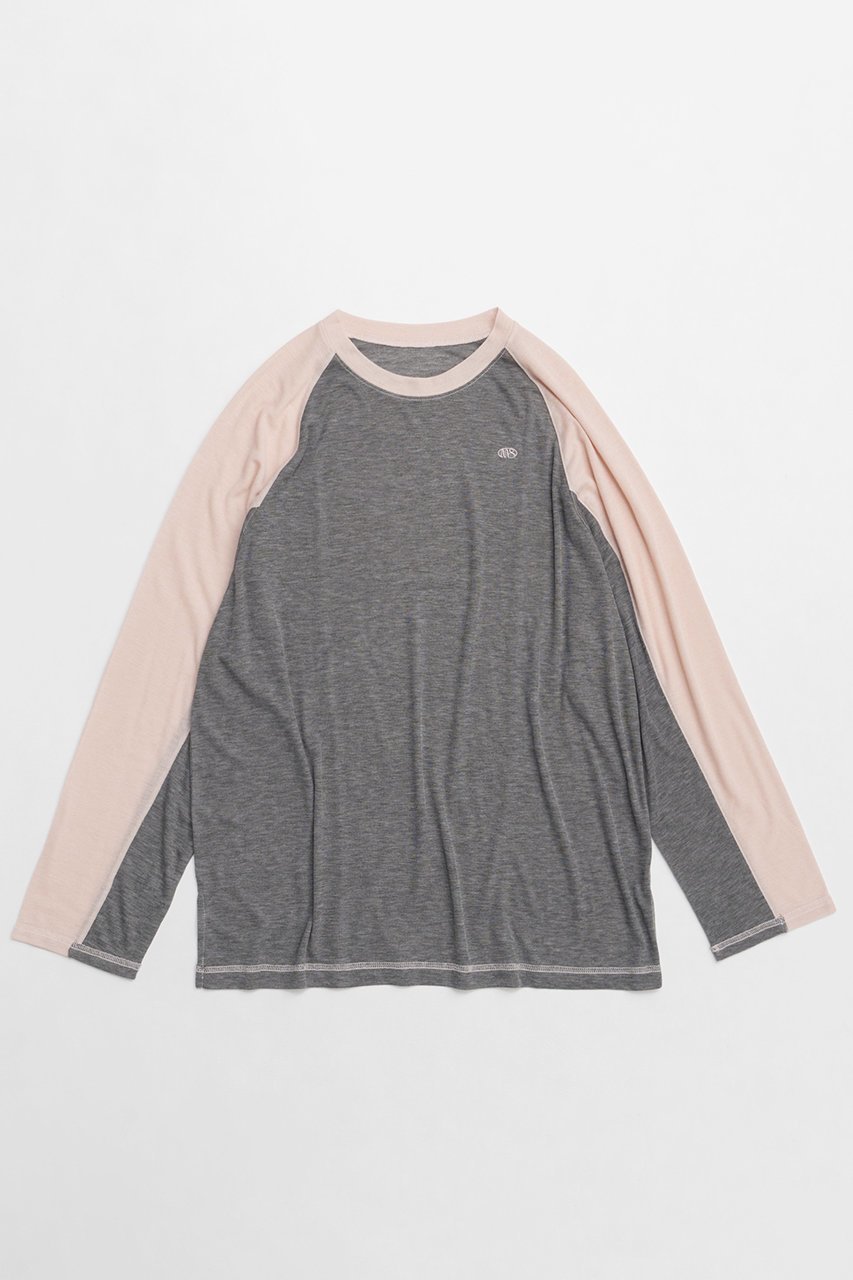 【メゾンスペシャル/MAISON SPECIAL】のSee-through Raglan/シースルーラグラン インテリア・キッズ・メンズ・レディースファッション・服の通販 founy(ファニー) 　ファッション　Fashion　レディースファッション　Fashion for Women　トップス・カットソー　Cut & Sew Tops　シャツ・ブラウス・オフィスカジュアル　Elegant Blouses & Button-Ups　ロングTシャツ・Tシャツ　Longline T-Shirts & Tees　カットソー・ベーシックTシャツ　Cut-and-Sewn Tops / Stretch Tees & Basics　おすすめ　Recommended / Our Picks　インナー　Innerwear　シアー　Sheer, See-Through　シルク　Silk, 100% Silk　スリーブ　Sleeve, Long Sleeve / Short Sleeve　ビッグ　Big, Oversized　ロング　Long, Long-Length　GRY(グレー)|ID: prp329100004290104 ipo3291000000032880046
