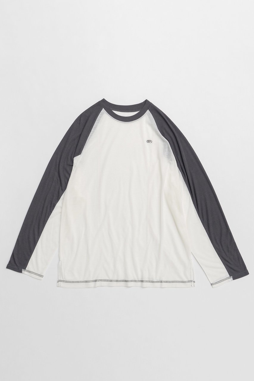【メゾンスペシャル/MAISON SPECIAL】のSee-through Raglan/シースルーラグラン インテリア・キッズ・メンズ・レディースファッション・服の通販 founy(ファニー) 　ファッション　Fashion　レディースファッション　Fashion for Women　トップス・カットソー　Cut & Sew Tops　シャツ・ブラウス・オフィスカジュアル　Elegant Blouses & Button-Ups　ロングTシャツ・Tシャツ　Longline T-Shirts & Tees　カットソー・ベーシックTシャツ　Cut-and-Sewn Tops / Stretch Tees & Basics　おすすめ　Recommended / Our Picks　インナー　Innerwear　シアー　Sheer, See-Through　シルク　Silk, 100% Silk　スリーブ　Sleeve, Long Sleeve / Short Sleeve　ビッグ　Big, Oversized　ロング　Long, Long-Length　O.WHT(オフホワイト)|ID: prp329100004290104 ipo3291000000032880050