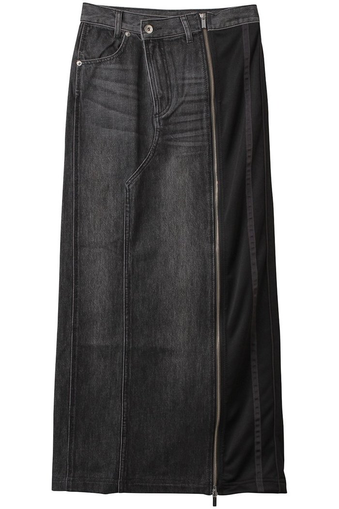 【メゾンスペシャル/MAISON SPECIAL】のZip Design Denim Combination Skirt/ジップデニムコンビスカート インテリア・キッズ・メンズ・レディースファッション・服の通販 founy(ファニー) https://founy.com/ ファッション Fashion レディースファッション Fashion for Women スカート Skirts ロングスカート Long Skirts / Maxi & Midi Skirts カットソー Cut and Sewn Top コンビ Combo, Combination Style ジップ Zip, Zipper スポーティ Sporty, Casual Athletic スリット Slit, Slit Detail デニム Denim, Jeans Material フロント Front, Front Design マキシ Maxi, Full Length リメイク Remake, Reconstructed ロング Long, Long-Length |ID: prp329100004290106 ipo3291000000032809180