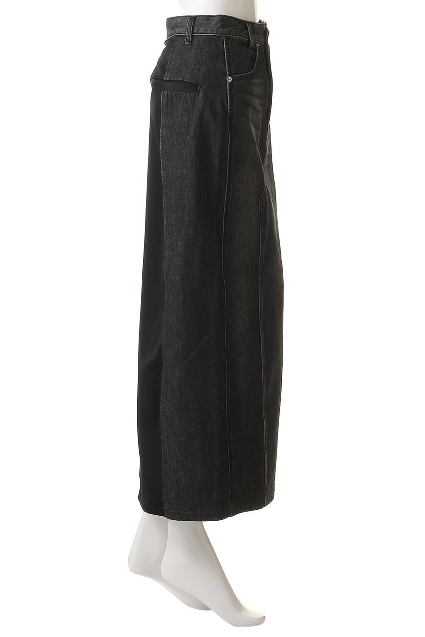 【メゾンスペシャル/MAISON SPECIAL】のZip Design Denim Combination Skirt/ジップデニムコンビスカート 人気、トレンドファッション・服の通販 founy(ファニー) 　ファッション　Fashion　レディースファッション　Fashion for Women　スカート　Skirts　ロングスカート　Long Skirts / Maxi & Midi Skirts　カットソー　Cut and Sewn Top　コンビ　Combo, Combination Style　ジップ　Zip, Zipper　スポーティ　Sporty, Casual Athletic　スリット　Slit, Slit Detail　デニム　Denim, Jeans Material　フロント　Front, Front Design　マキシ　Maxi, Full Length　リメイク　Remake, Reconstructed　ロング　Long, Long-Length　other-3|ID: prp329100004290106 ipo3291000000032809184
