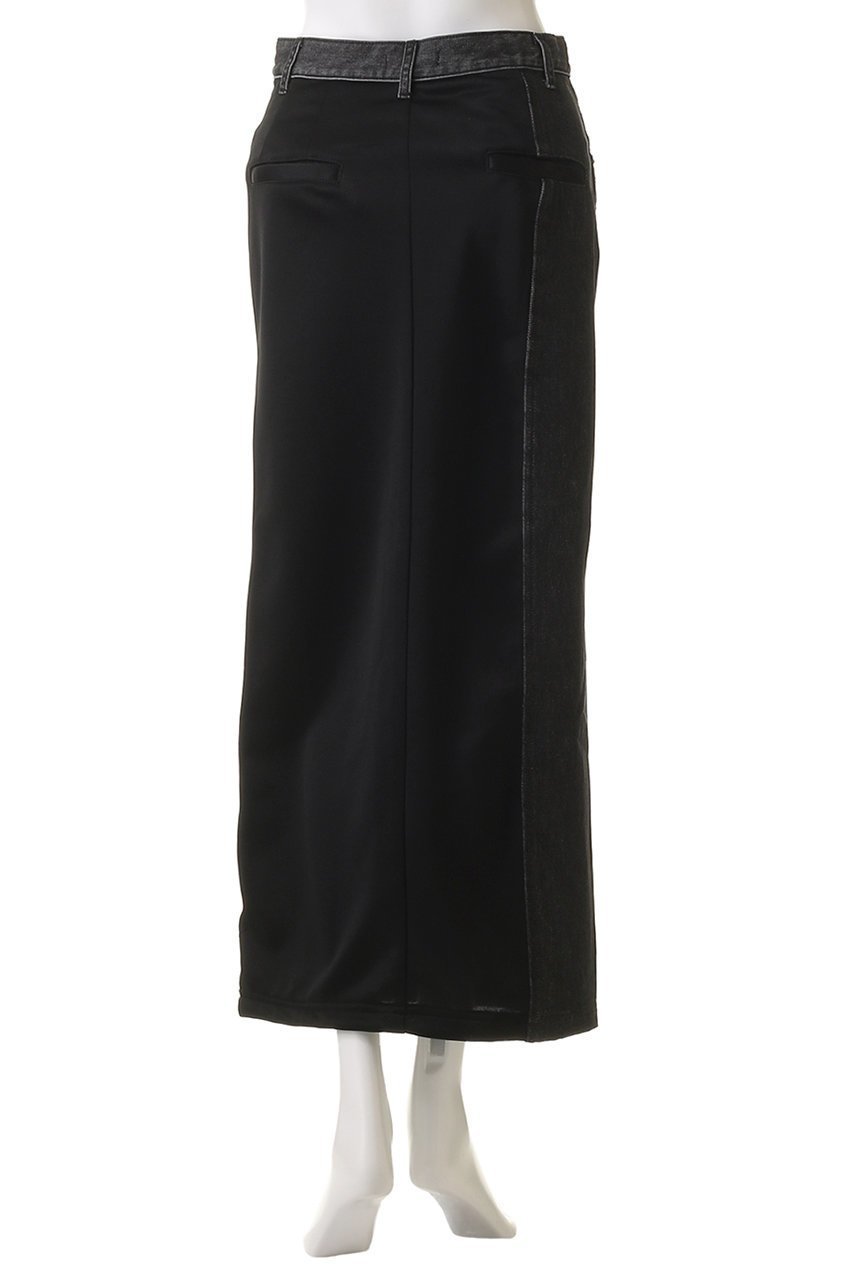 【メゾンスペシャル/MAISON SPECIAL】のZip Design Denim Combination Skirt/ジップデニムコンビスカート 人気、トレンドファッション・服の通販 founy(ファニー) 　ファッション　Fashion　レディースファッション　Fashion for Women　スカート　Skirts　ロングスカート　Long Skirts / Maxi & Midi Skirts　カットソー　Cut and Sewn Top　コンビ　Combo, Combination Style　ジップ　Zip, Zipper　スポーティ　Sporty, Casual Athletic　スリット　Slit, Slit Detail　デニム　Denim, Jeans Material　フロント　Front, Front Design　マキシ　Maxi, Full Length　リメイク　Remake, Reconstructed　ロング　Long, Long-Length　other-4|ID: prp329100004290106 ipo3291000000035710588