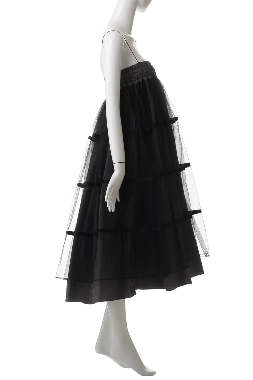 【メゾンスペシャル/MAISON SPECIAL】の2way Tulle Layered Plaid Pattern Volume Silhouette Skirt/2WAYチュールレイヤードチェックボリュームスカート 人気、トレンドファッション・服の通販 founy(ファニー) 　ファッション　Fashion　レディースファッション　Fashion for Women　スカート　Skirts　ロングスカート　Long Skirts / Maxi & Midi Skirts　タフタ　Taffeta, Structured Fabric　チェック　Check, Plaid, Tartan　チュール　Tulip, Tulip Motif　ロング　Long, Long-Length　再入荷　Restock / Back in Stock　other-3|ID: prp329100004290107 ipo3291000000032825916