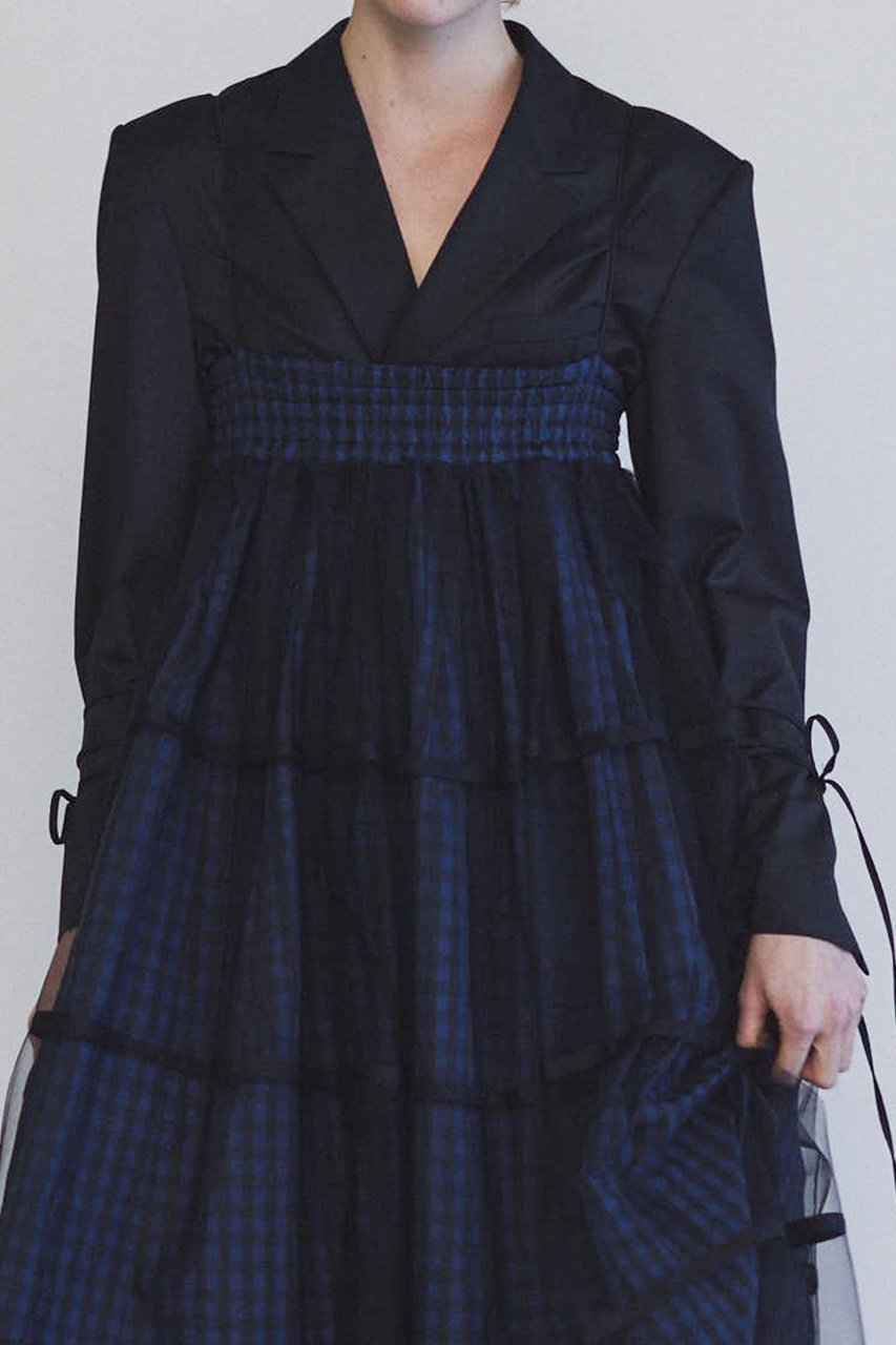 【メゾンスペシャル/MAISON SPECIAL】の2way Tulle Layered Plaid Pattern Volume Silhouette Skirt/2WAYチュールレイヤードチェックボリュームスカート 人気、トレンドファッション・服の通販 founy(ファニー) 　ファッション　Fashion　レディースファッション　Fashion for Women　スカート　Skirts　ロングスカート　Long Skirts / Maxi & Midi Skirts　タフタ　Taffeta, Structured Fabric　チェック　Check, Plaid, Tartan　チュール　Tulip, Tulip Motif　ロング　Long, Long-Length　other-7|ID: prp329100004290107 ipo3291000000035880144