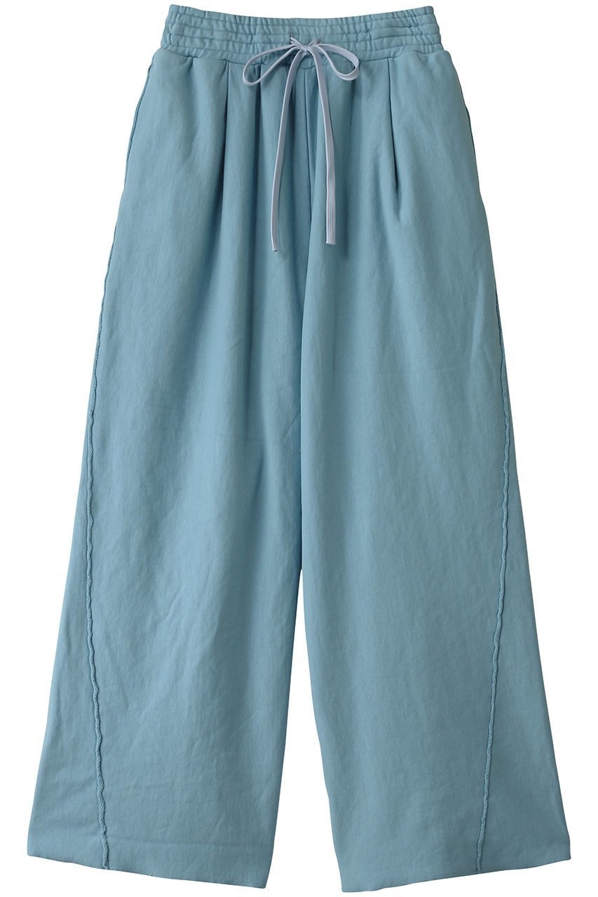 【メゾンスペシャル/MAISON SPECIAL】のTuck Gather Wide Silhouette Sweatpants/タックギャザースウェットワイドパンツ インテリア・キッズ・メンズ・レディースファッション・服の通販 founy(ファニー) 　ファッション　Fashion　レディースファッション　Fashion for Women　パンツ　Pants & Trousers　ギャザー　Gathered, Ruffled　ジャケット　Jacket, Outerwear　スウェット / スエット　Sweatshirt, Sweatwear　スタイリッシュ　Stylish, Fashionable　ドローストリング　Drawstring, Pull Cord　フィット　Fit, Slim Fit　リラックス　Relax, Relaxed Fit　おすすめ　Recommended / Our Picks　BLU(ブルー)|ID: prp329100004290109 ipo3291000000032919564