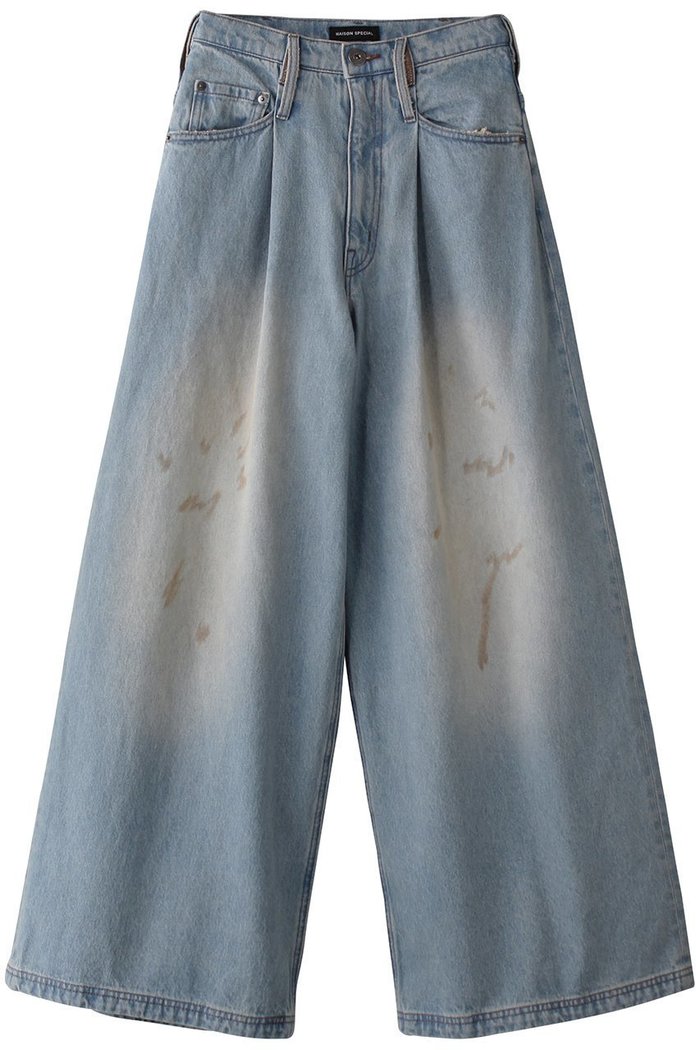 【メゾンスペシャル/MAISON SPECIAL】のWaist Tuck Wide Denim Pants/ウエストタックワイドデニムパンツ インテリア・キッズ・メンズ・レディースファッション・服の通販 founy(ファニー) https://founy.com/ ファッション Fashion レディースファッション Fashion for Women パンツ Pants & Trousers デニムパンツ・ジーンズ・美脚デニム Denim Jeans & Pants ヴィンテージ Vintage Style シンプル Simple, Minimal ジャケット Jacket, Outerwear セットアップ Set-Up, Coordinated Outfit デニム Denim, Jeans Material リラックス Relax, Relaxed Fit ワイド Wide, Wide Fit |ID: prp329100004290110 ipo3291000000032924071