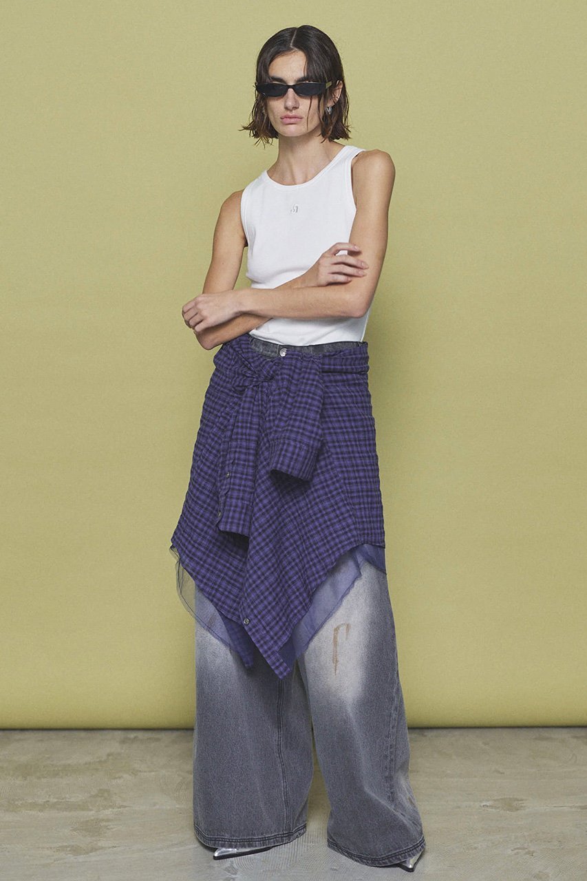【メゾンスペシャル/MAISON SPECIAL】のWaist Tuck Wide Denim Pants/ウエストタックワイドデニムパンツ 人気、トレンドファッション・服の通販 founy(ファニー) 　ファッション　Fashion　レディースファッション　Fashion for Women　パンツ　Pants & Trousers　デニムパンツ・ジーンズ・美脚デニム　Denim Jeans & Pants　ヴィンテージ　Vintage Style　シンプル　Simple, Minimal　ジャケット　Jacket, Outerwear　セットアップ　Set-Up, Coordinated Outfit　デニム　Denim, Jeans Material　リラックス　Relax, Relaxed Fit　ワイド　Wide, Wide Fit　other-8|ID: prp329100004290110 ipo3291000000032924160