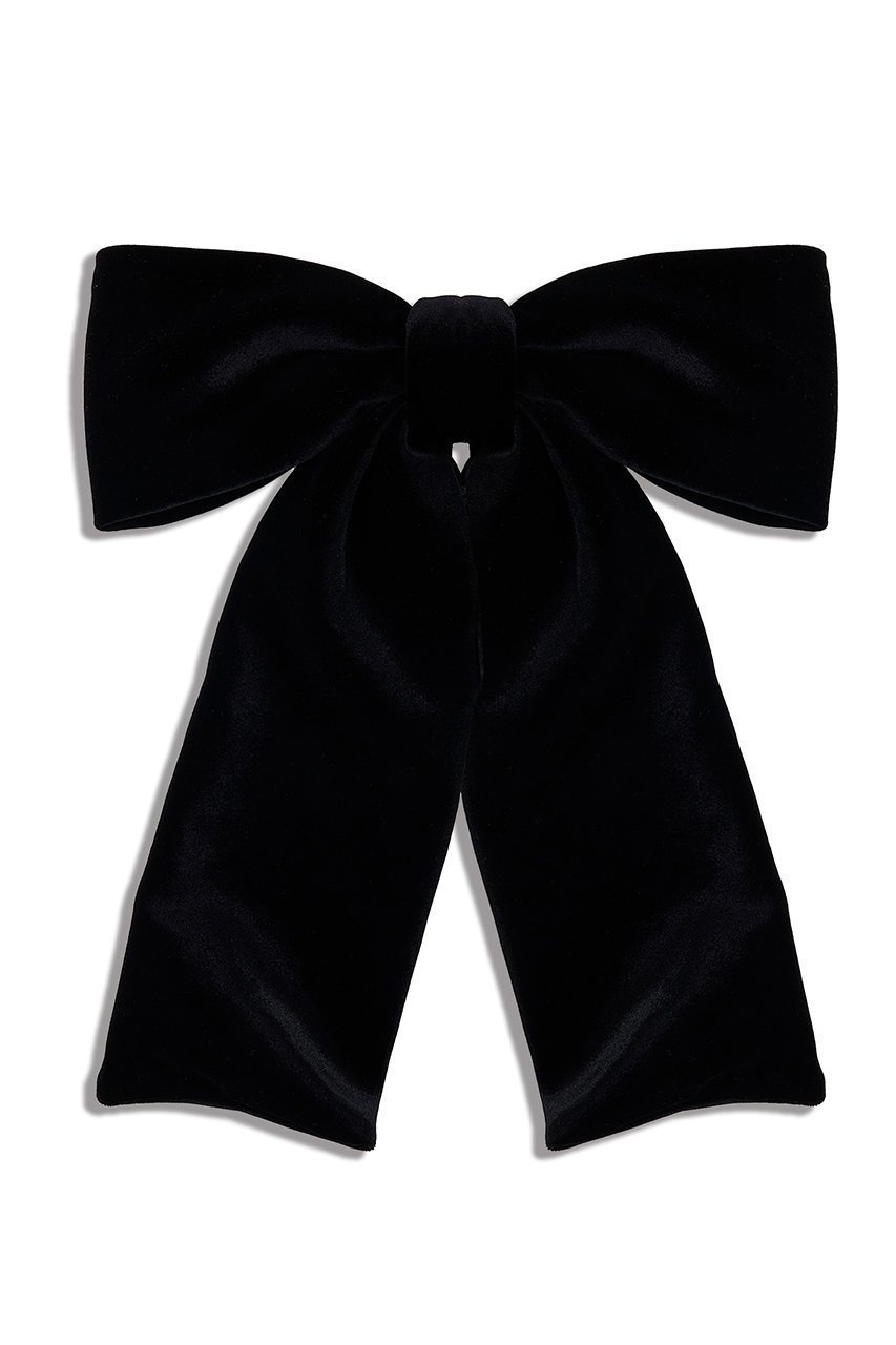 【ヘイップ/heyep】のLarge Velour Ribbon シュシュ インテリア・キッズ・メンズ・レディースファッション・服の通販 founy(ファニー) 　ファッション　Fashion　レディースファッション　Fashion for Women　トップス・カットソー　Cut & Sew Tops　ベロアトップス　Velour Tops / Velvet-Look Items　シュシュ&ヘアアクセ/ヘアアレンジ　Scrunchies & Hair Accessories　アクセサリー　Fashion Accessories　シンプル　Simple, Minimal　ベロア　Velour, Soft Velvet　リボン　Ribbon, Bow　ブラック|ID: prp329100004290113 ipo3291000000032816868