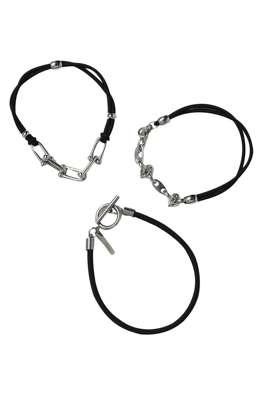 【ヘイップ/heyep】のChain ヘアゴム 3Pセット 人気、トレンドファッション・服の通販 founy(ファニー) 　ファッション　Fashion　レディースファッション　Fashion for Women　シュシュ&ヘアアクセ/ヘアアレンジ　Scrunchies & Hair Accessories　おすすめ　Recommended / Our Picks　アクセサリー　Fashion Accessories　シンプル　Simple, Minimal　チェーン　Chain, Chain Strap　ブレスレット　Bracelet, Wristband　 other-1|ID: prp329100004290118 ipo3291000000032816882
